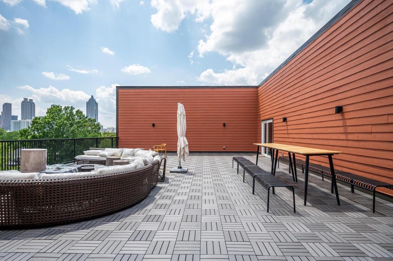 Downtown New-Built Roof-Top Balcony City View 525Pkwy Atlanta Eksteriør bilde